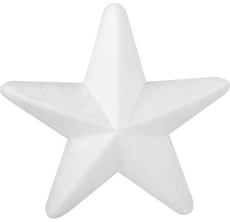 Пенопластовые заготовки для творчества "Звездочки", 2 шт., 100 мм, ОСТРОВ СОКРОВИЩ, 661367