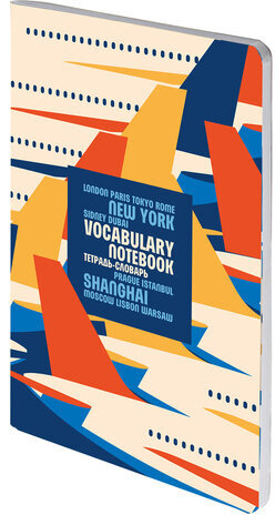 Тетрадь-словарь для записи иностранных слов, А5, 60 л., КОЖЗАМ, сшивка, клетка, "Travel", BRAUBERG, 404037