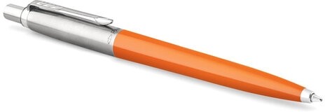 Ручка шариковая PARKER "Jotter Orig Orange", корпус оранжевый, детали хром, блистер, синяя, 2076054
