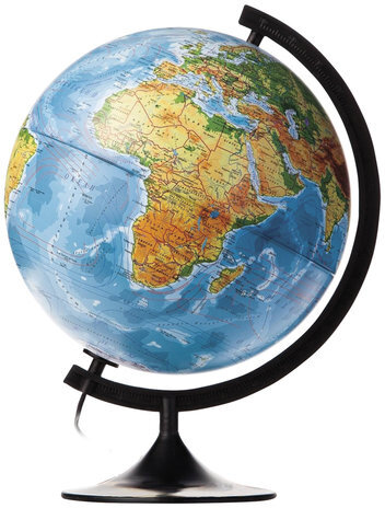 Глобус физический/политический Globen Классик, диаметр 320 мм, с подсветкой, К013200101