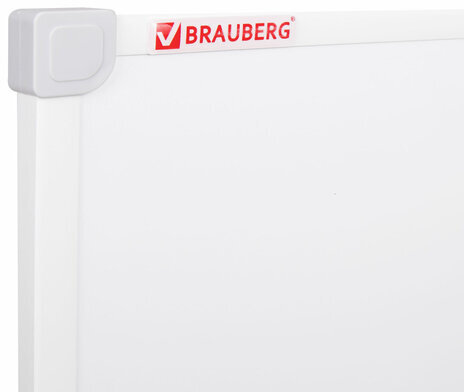 Доска магнитно-маркерная 70х50 см, ПВХ-рамка, ГАРАНТИЯ 10 ЛЕТ, РОССИЯ, BRAUBERG, 238186