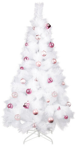 Ель новогодняя искусственная "Пушистая" 150 см, белая, ЗОЛОТАЯ СКАЗКА, 592047