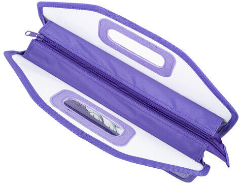 Папка-сумка ЮНЛАНДИЯ, 1 отделение, фетровые ручки, 34х30х11 см, "Little bunny", 270998