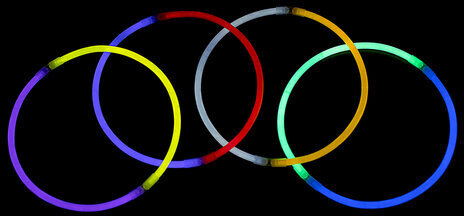 Светящиеся (неоновые) палочки-браслеты, набор 50 шт. + 2 в ПОДАРОК! в тубе, ЗОЛОТАЯ СКАЗКА, 662597