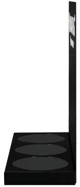 Подставка под ручки и карандаши в тубах BRAUBERG, металл, 3 отделения, 26x30x11 см