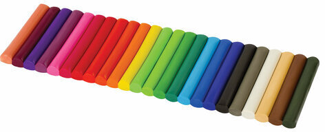 Пластилин классический BRAUBERG "МАГИЯ ЦВЕТА", 24 цвета, 500 г, ВЫСШЕЕ КАЧЕСТВО, картонная упаковка, 103351