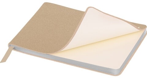 Еженедельник датированный 2026 МАЛЫЙ ФОРМАТ 105х160 мм, А6, BRAUBERG "Blaze", фольга, бежевый, 117216