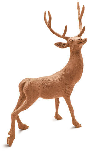 Пластилин скульптурный BRAUBERG ART CLASSIC, терракотовый, 0,5 кг, мягкий, 106516