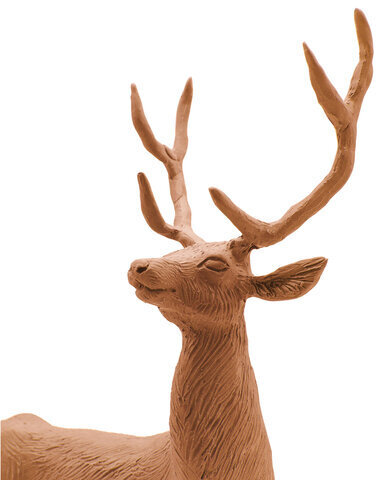 Пластилин скульптурный BRAUBERG ART CLASSIC, терракотовый, 0,5 кг, мягкий, 106516