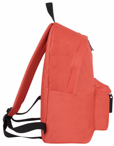 Рюкзак BRAUBERG, универсальный, сити-формат, один тон, коралловый, 20 литров, 41х32х14 см, 228844