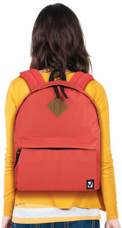 Рюкзак BRAUBERG, универсальный, сити-формат, один тон, коралловый, 20 литров, 41х32х14 см, 228844