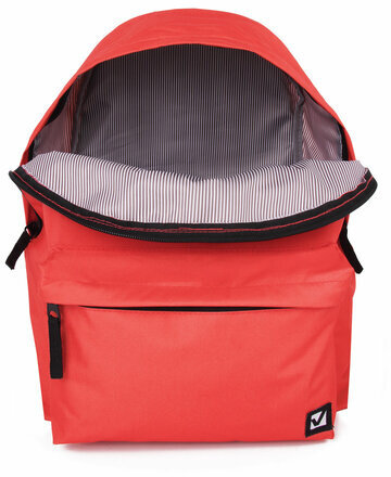 Рюкзак BRAUBERG, универсальный, сити-формат, один тон, коралловый, 20 литров, 41х32х14 см, 228844