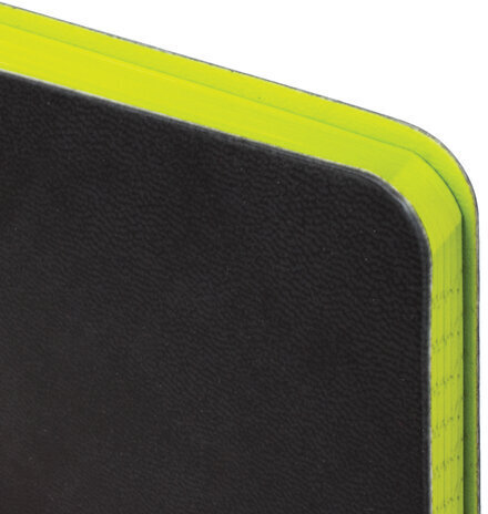 Блокнот А5 (148x218 мм), BRAUBERG "Metropolis Mix", под кожу, 80 л., клетка, черный, 111036