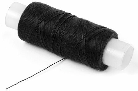 Набор швейных ниток, 10 штук (5 белых и 5 черных) по 150 м, прочные, 45 ЛЛ, ОСТРОВ СОКРОВИЩ, 662790