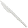 Нож одноразовый пластиковый 165 мм, белый, КОМПЛЕКТ 100 шт., СТАНДАРТ, LAIMA, 603080