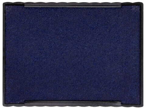 Подушка сменная STAFF (60х40 мм) для штампов "Printer 8028", "Printer 8027", синяя, 237431