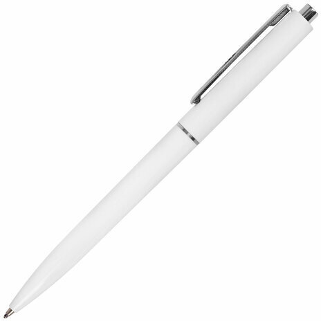 Ручка шариковая автоматическая BRAUBERG X17 WHITE, СИНЯЯ, корпус белый, стандартный узел 0,7 мм, линия письма 0,5 мм, 144156