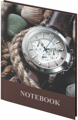 Блокнот МАЛЫЙ ФОРМАТ 110х147 мм А6, 80 л., ламинированная обложка, выборочный лак, клетка, BRAUBERG, "Время", 123242