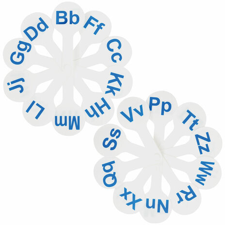 Веер-касса "Английские гласные и согласные" ЮНЛАНДИЯ, НАБОР 2 штуки, европодвес, 270561