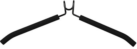 Вешалка-плечики трансформер, 5 плечиков, металл с покрытием, черные, BRABIX, 607474