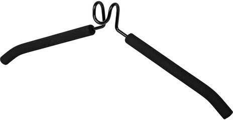 Вешалка-плечики трансформер, 5 плечиков, металл с покрытием, черные, BRABIX, 607474