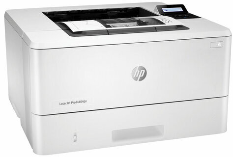 Принтер лазерный HP LaserJet Pro M404dn А4, 38 стр./мин, 80000 стр./мес., ДУПЛЕКС, сетевая карта, W1A53A