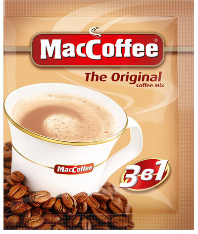 Кофе растворимый порционный MacCoffee "3 в 1 Оригинал", КОМПЛЕКТ 50 пакетиков по 20 г, 100101