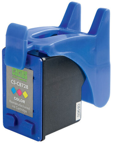 Картридж струйный CACTUS (CS-C8728) для HP Deskjet 3320/3520/5650/5850, цветной