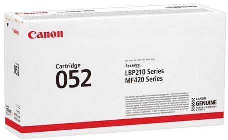 Картридж лазерный CANON (052) I-SENSYS MF421/426/428/429/LBP212/214/215, черный, ресурс 3100 стр., оригинальный, 2199C002