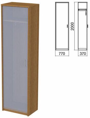 Шкаф для одежды ЧАСТЬ 1 "Арго", 560х370х2000 мм, орех