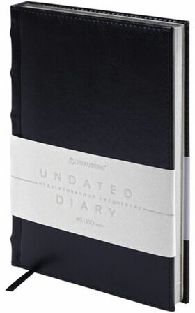 Ручка шариковая PARKER "Jotter Core Stainless Steel CT", ежедневник А5 черный, пакет, 880891