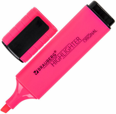 Набор текстовыделителей 12 ЦВЕТОВ на подставке, BRAUBERG "ORIGINAL NEON", линия письма 1-5 мм, 152217