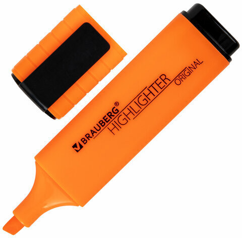 Набор текстовыделителей 12 ЦВЕТОВ на подставке, BRAUBERG "ORIGINAL NEON", линия письма 1-5 мм, 152217