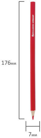 Карандаши цветные BRAUBERG "Динозаврик - футболист", 12 цветов, заточенные, картонная упаковка, 180530