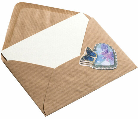 Наклейки бумажные объемные для скрапбукинга и декора БАБОЧКИ, 8 штук, ОСТРОВ СОКРОВИЩ, 662270