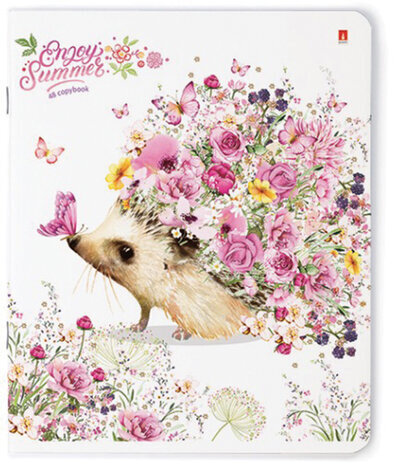 Тетрадь А5 48 л. АЛЬТ скоба, клетка, глиттер, "СКАЗОЧНЫЙ МИР 1" (5 видов), 7-48-446