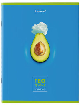 Тетради предметные, КОМПЛЕКТ 10 ПРЕДМЕТОВ, AVOCADO, 48 л., глянцевый УФ-лак, BRAUBERG, 404325