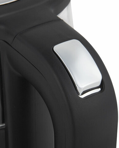 Чайник с терморегулятором и дисплеем, ДВОЙНЫЕ СТЕНКИ, SONNEN KT-8717, 1,7 л, 2200 Вт, черный, 454687