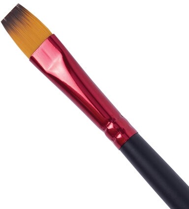 Кисть синтетика, плоская № 9, BRAUBERG PREMIUM, 201018