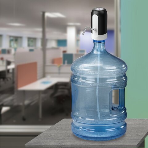 Помпа для воды электрическая SONNEN EWD161WB, 1,6 л/мин, АККУМУЛЯТОР, черная, 455469