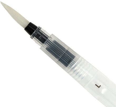 Кисти художественные с резервуаром для воды, синтетика, набор 3 шт., BRAUBERG ART DEBUT, 200964