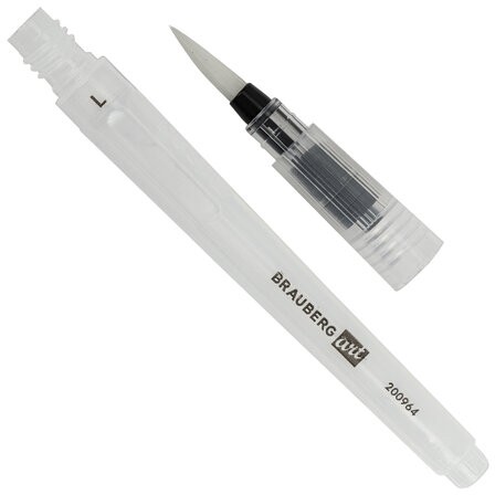 Кисти художественные с резервуаром для воды, синтетика, набор 3 шт., BRAUBERG ART DEBUT, 200964