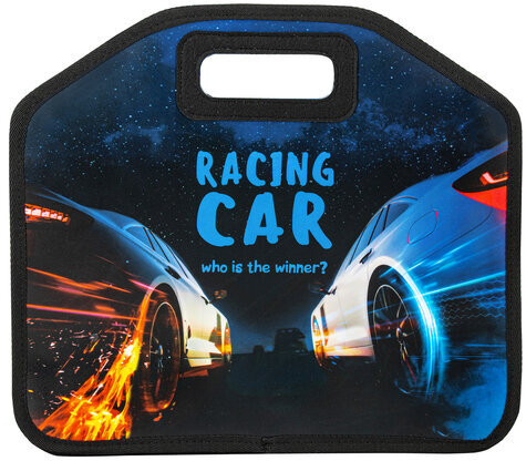 Папка-сумка ЮНЛАНДИЯ, 1 отделение, фетровые ручки, 34х30х11 см, "Night race", 270999