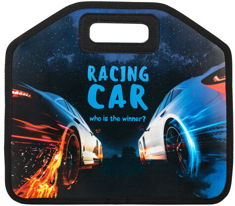 Папка-сумка ЮНЛАНДИЯ, 1 отделение, фетровые ручки, 34х30х11 см, "Night race", 270999