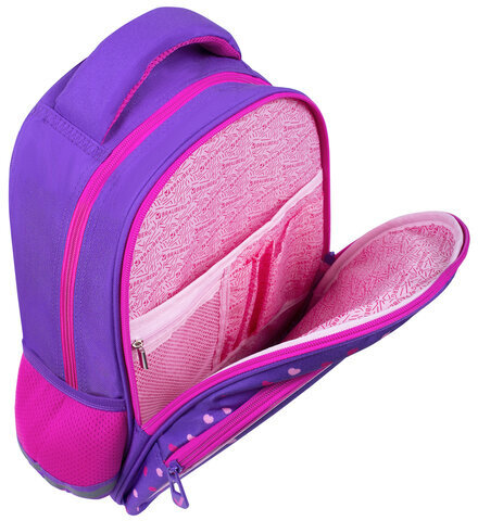 Рюкзак BRAUBERG OPTIMA, 2 отделения, с брелоком, "I love corgi", 3D-панель, 36х27х18 см, 271360