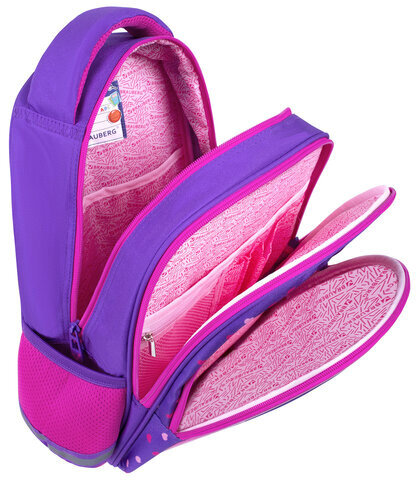 Рюкзак BRAUBERG OPTIMA, 2 отделения, с брелоком, "I love corgi", 3D-панель, 36х27х18 см, 271360