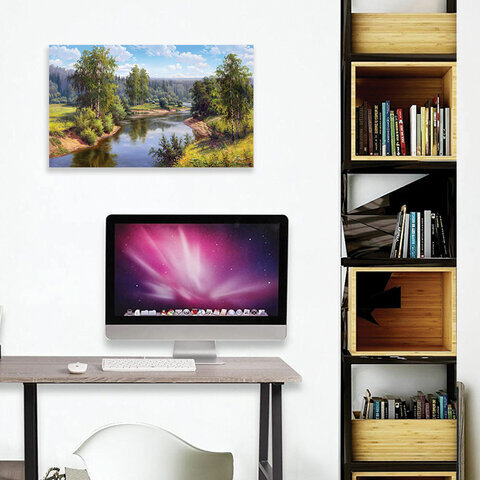 Картина стразами (алмазная мозаика), 30х40 см, ОСТРОВ СОКРОВИЩ "Проточная река", без подрамника, 663851