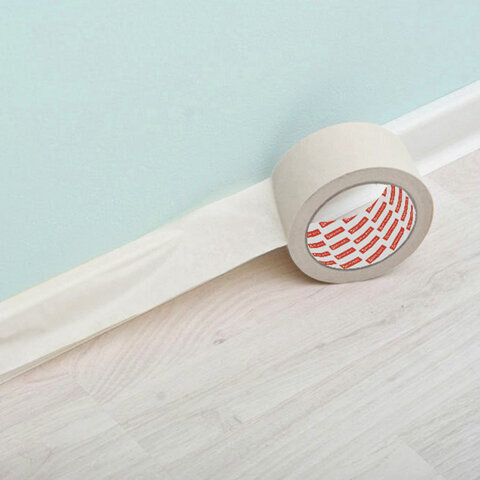 Клейкая лента малярная 48 мм x 25 м, BRAUBERG, 226428