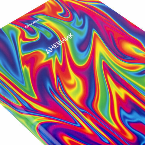 Дневник 1-11 класс 40 л., твердый, BRAUBERG, глянцевая ламинация, "Bright", 106377