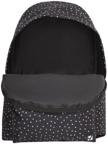 Рюкзак BRAUBERG, универсальный, сити-формат, черный в горошек, 20 литров, 41х32х14 см, 228845